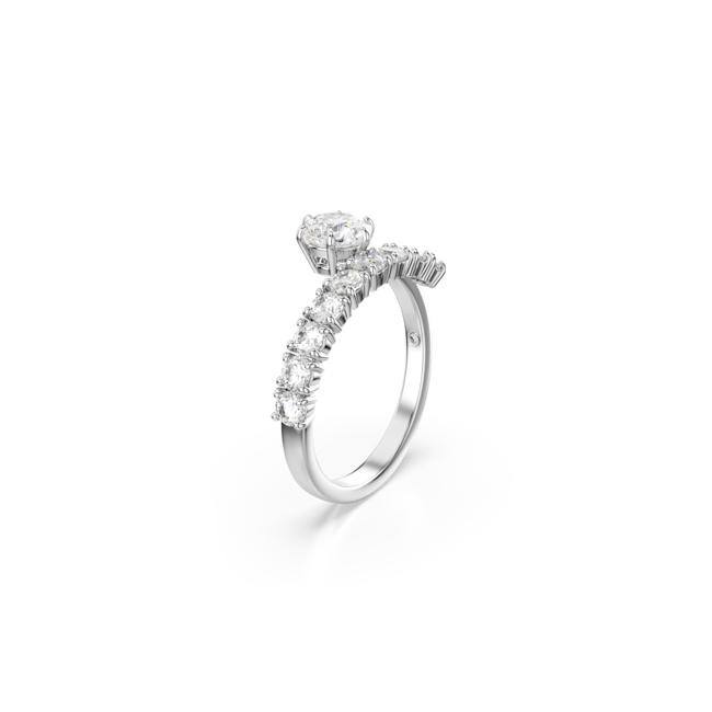 SWAROVSKI Matrix open ring Rhodium plated 5753575