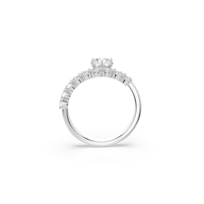 SWAROVSKI Matrix open ring Rhodium plated 5753575