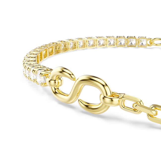 SWAROVSKI Matrix bracelet 18K gold finish 5753925