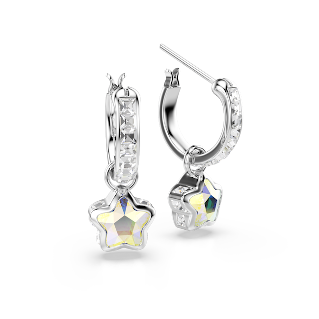 SWAROVSKI Chroma drop earrings Star Rhodium plated 5754172