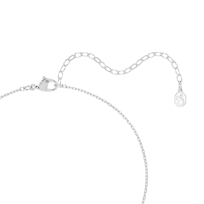 SWAROVSKI Una Angelic pendant, Cushion cut, White, Rhodium plated 5754340