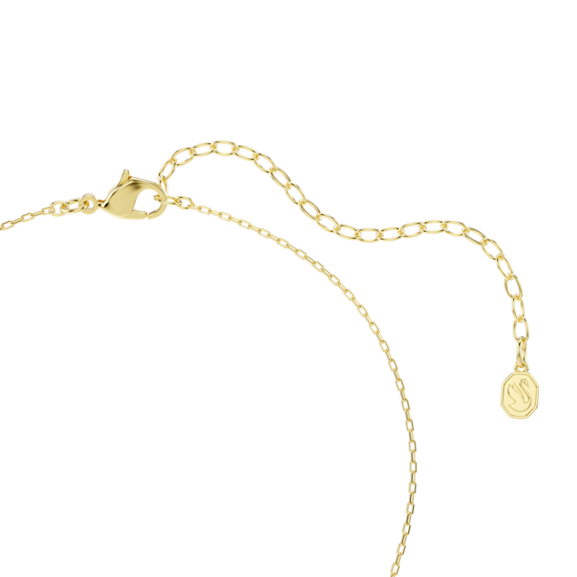 SWAROVSKI Magic pendant, Mixed cuts, Snowflake, White, 18K gold finish 5757788