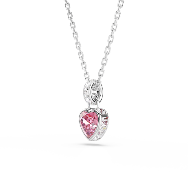 SWAROVSKI Chroma pendant, Mixed cuts, Pink, Rhodium plated 5757789