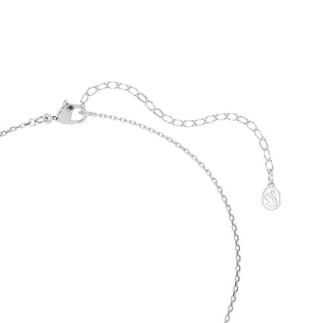 SWAROVSKI Chroma pendant, Mixed cuts, Pink, Rhodium plated 5757789