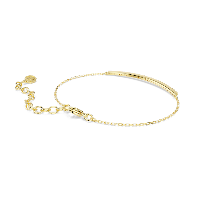 SWAROVSKI Only bracelet, Round cut, Purple, 18K gold finish 5757795