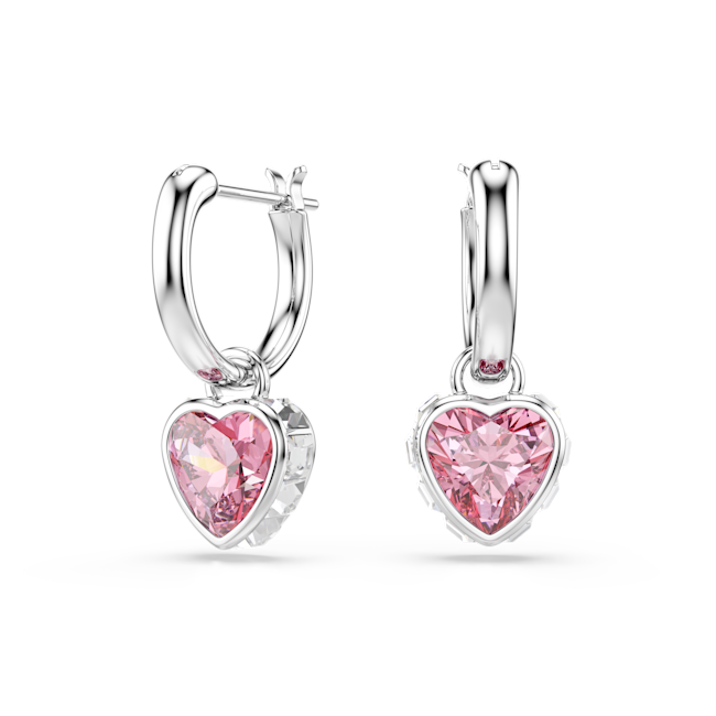 SWAROVSKI Chroma drop earrings Pink Rhodium plated 5757814