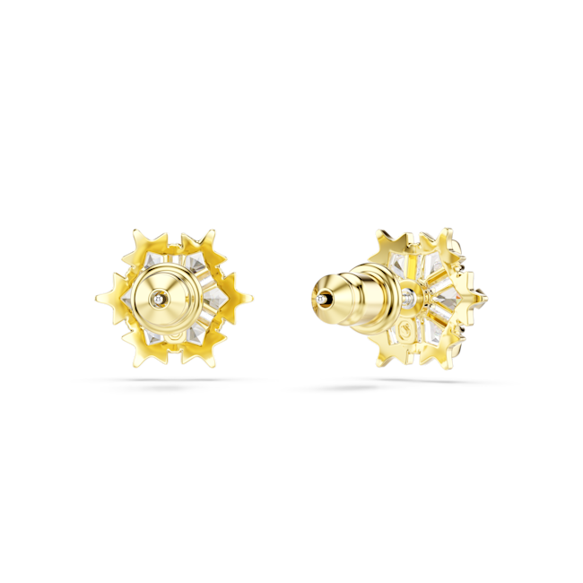 SWAROVSKI Magic stud earrings Snowflake 18K gold finish 5757816