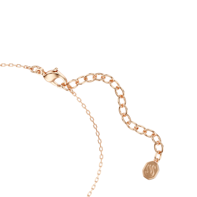 SWAROVSKI Only bracelet, Round cut, Pink, 18K rose gold finish 5757999