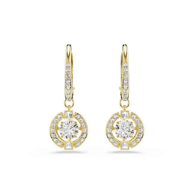 SWAROVSKI Una Angelic drop earrings 18K gold finish 5758095
