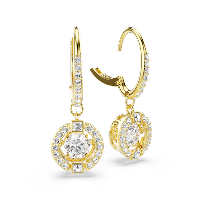 SWAROVSKI Una Angelic drop earrings 18K gold finish 5758095