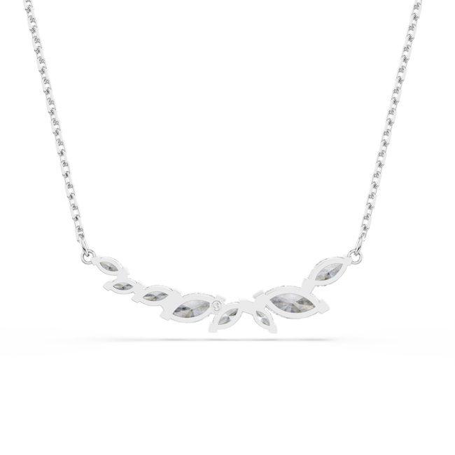 SWAROVSKI Mesmera necklace, Marquise cut, White, Rhodium plated 5759838