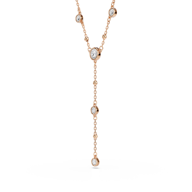 SWAROVSKI Imber Y necklace 18K rose gold finish 5763813