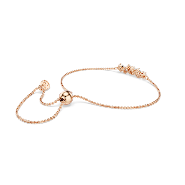 SWAROVSKI Mesmera bracelet, Mixed cuts, White, 18K rose gold finish 5764801
