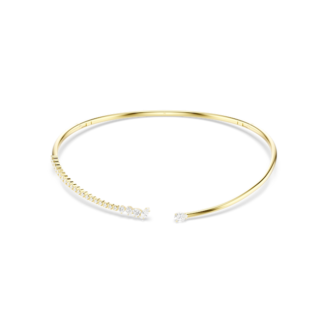 SWAROVSKI Mesmera choker, Mixed cuts, White, 18K gold finish 5765320