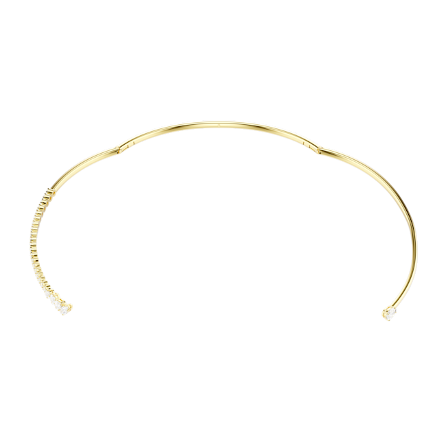 SWAROVSKI Mesmera choker, Mixed cuts, White, 18K gold finish 5765320