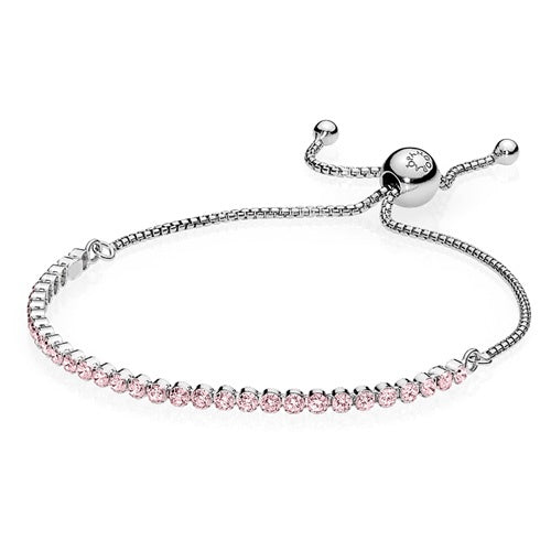 PANDORA Pink Sparkling Strand Bracelet 590524PCZ