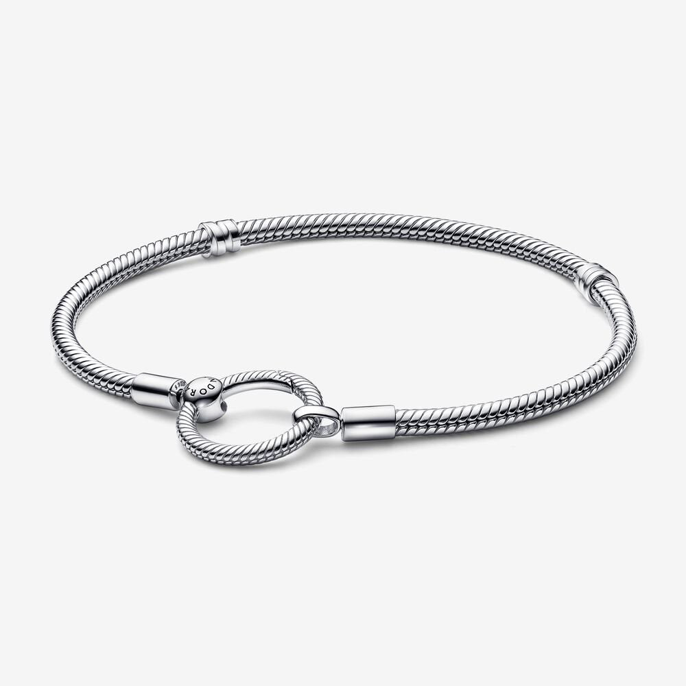 PANDORA Moments O Closure Snake Chain Bracelet 592242C00