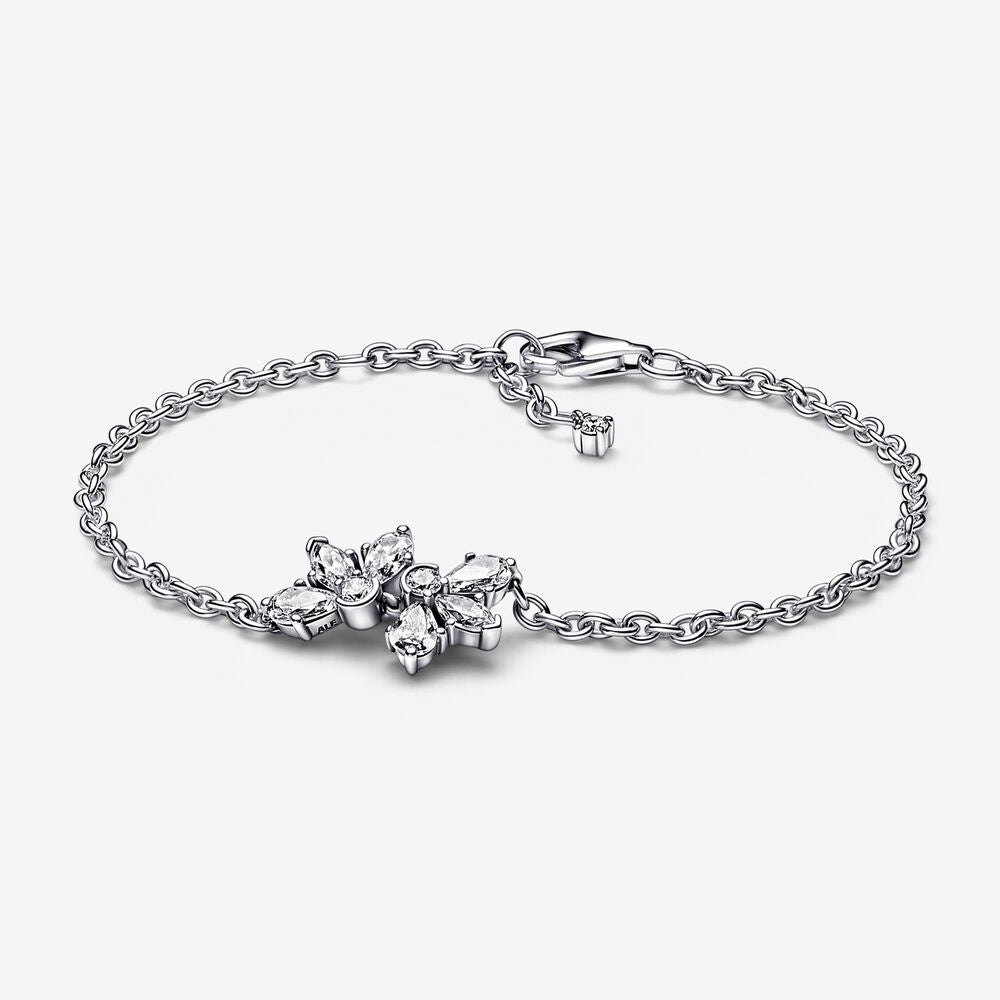 PANDORA Sparkling Herbarium Cluster Chain Bracelet 592398C01