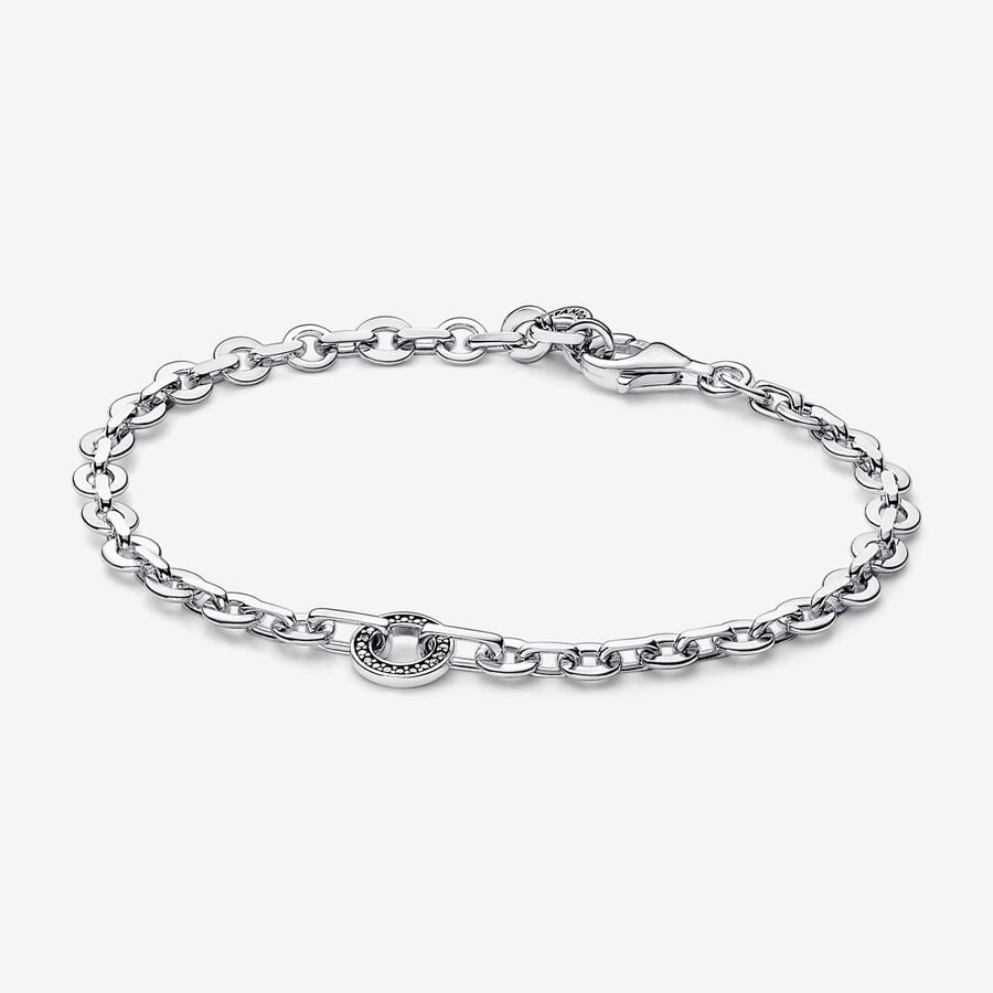 PANDORA Signature Pavé Bold Chain Bracelet 592777C01
