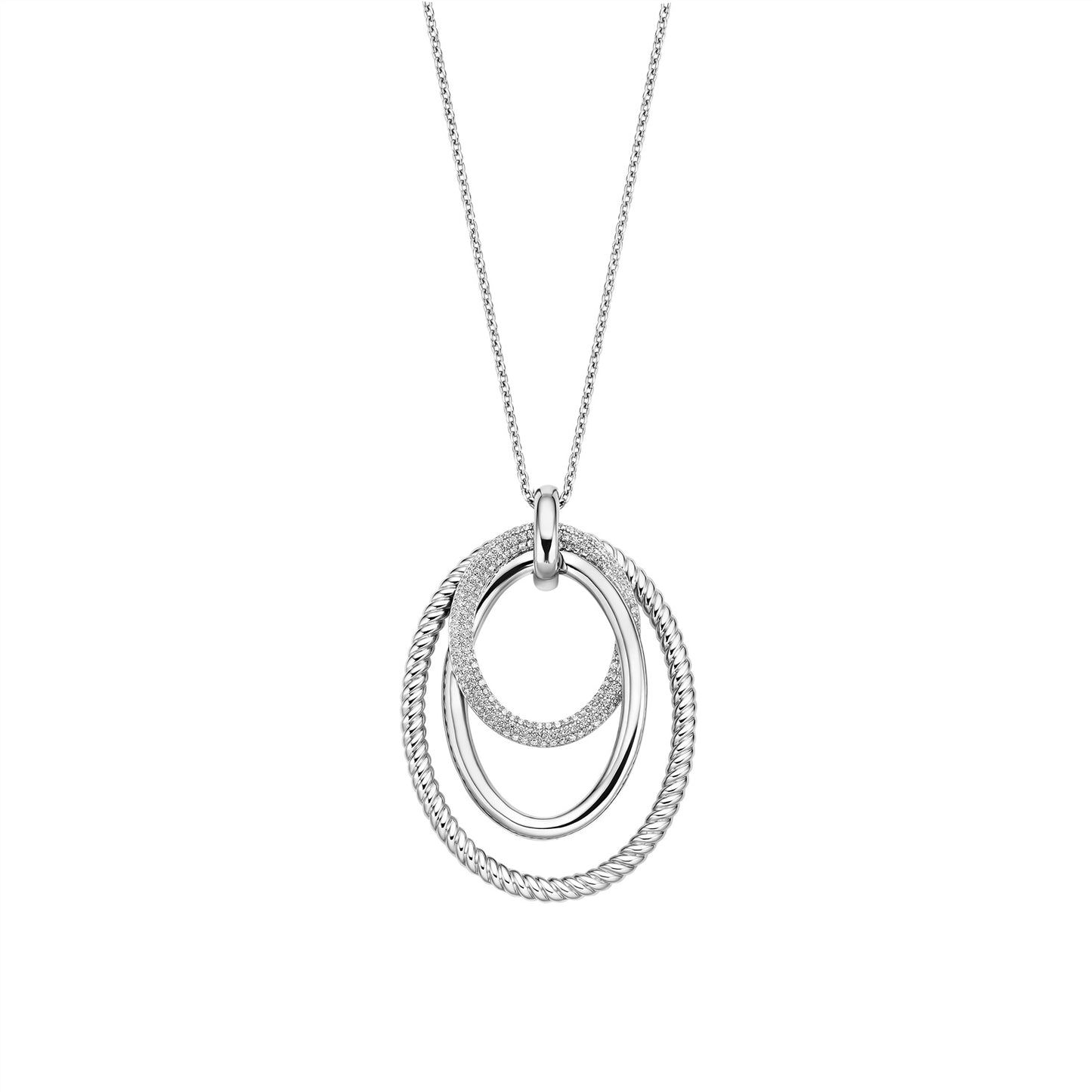 Ti Sento Layered Structure Necklace 34127ZI