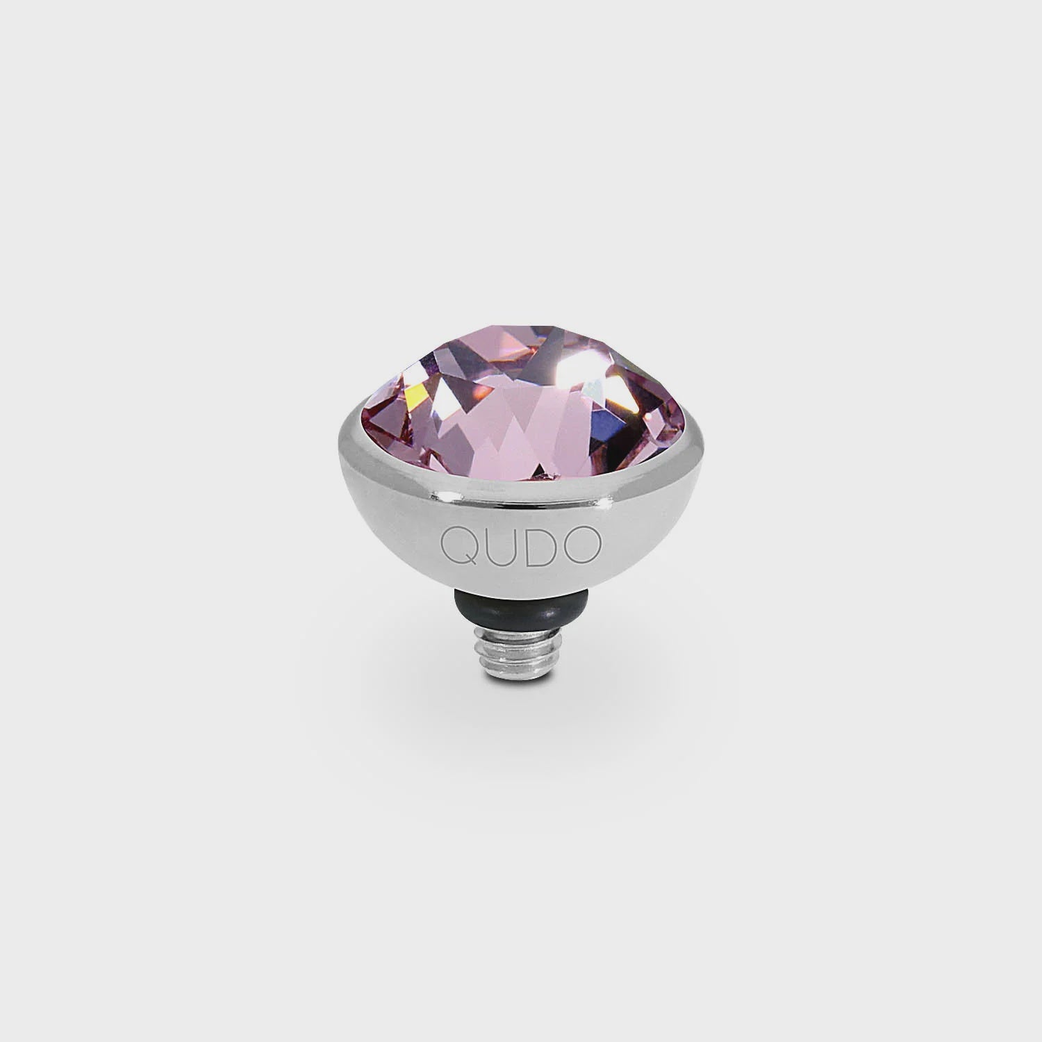 Qudo S/S Bottone 10mm Top Light Amethyst 627251