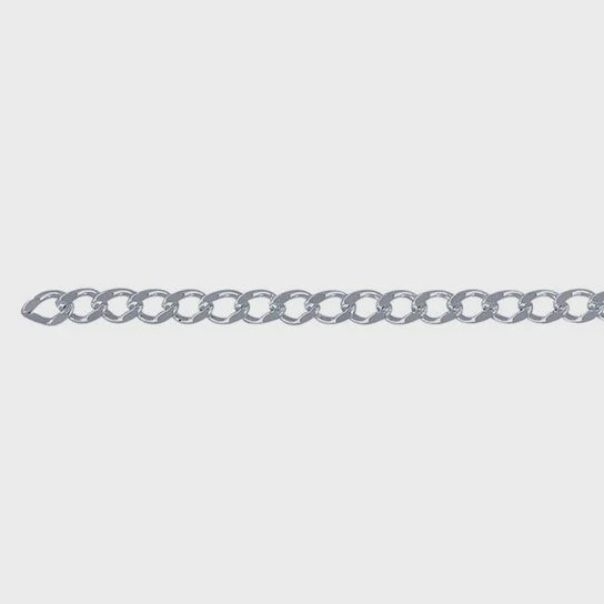 Perma Jewel Sterling Silver 1.8mm Diamond Cut Curb Chain Anklet PJ-9251017-1M