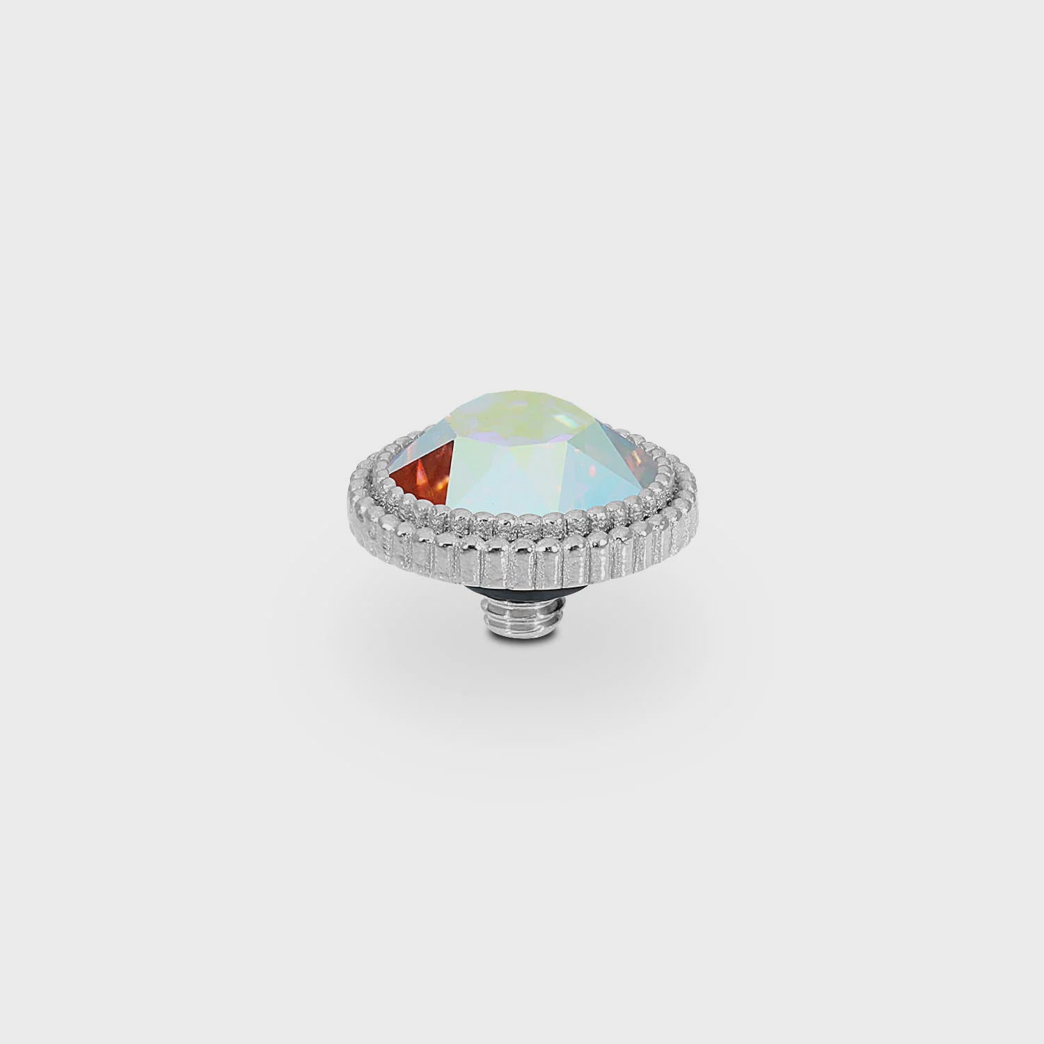 Qudo S/S Fabero Flat 10mm Top Crystal Aurora Boreale 664820