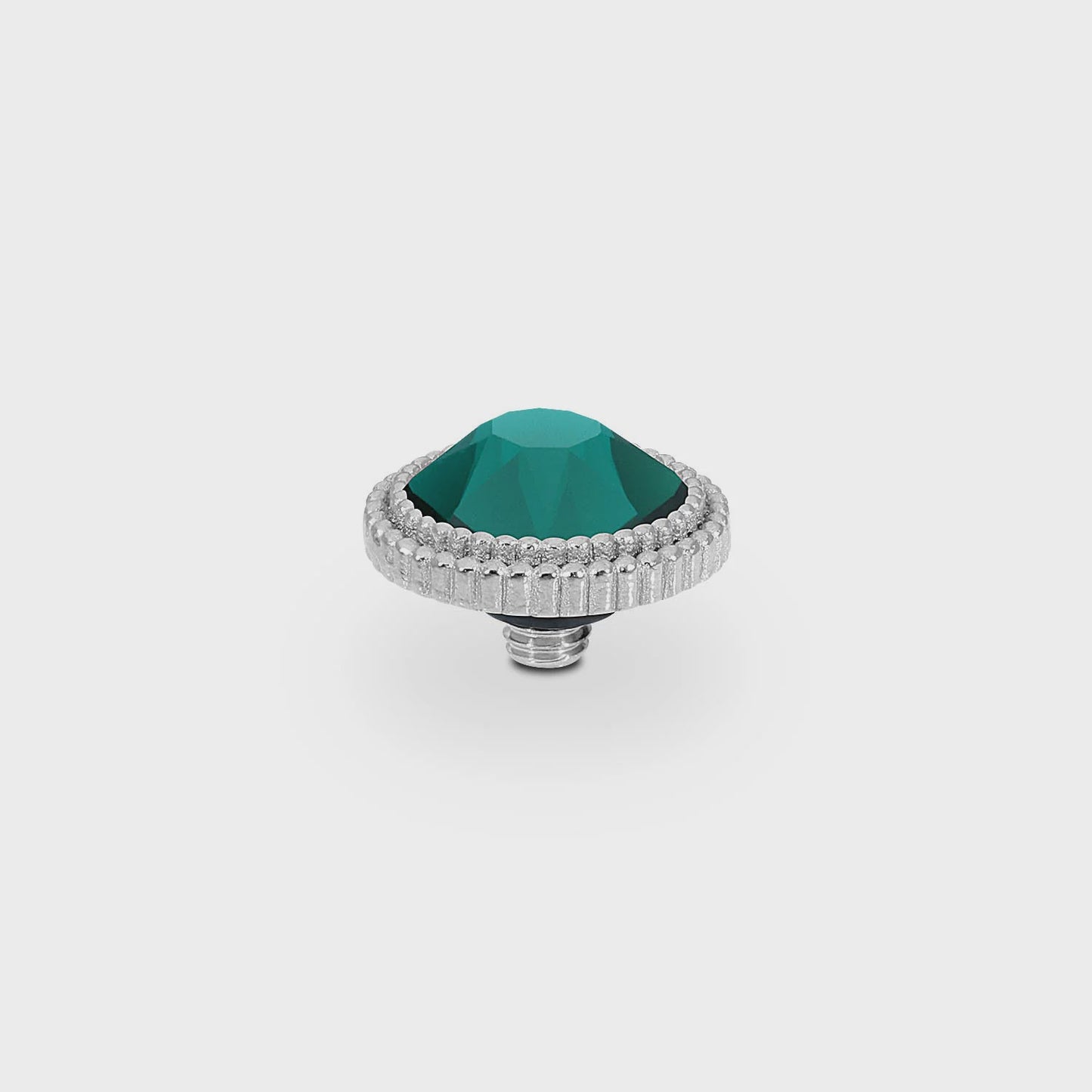 Qudo S/S Fabero Flat 10mm Top Emerald 665057