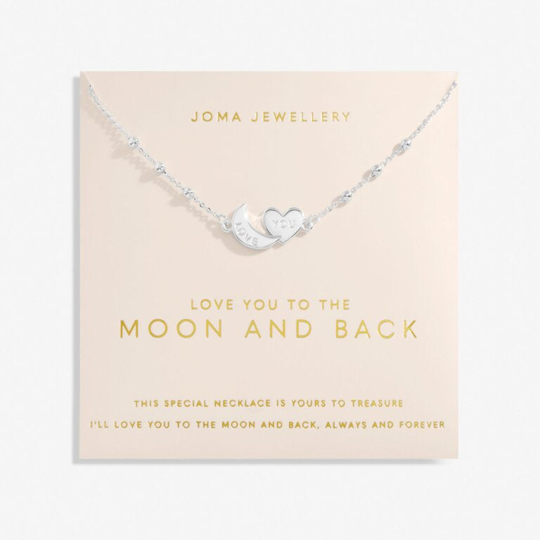 Joma Jewellery Forever Yours 'Love You To The Moon And Back' Necklace 6731