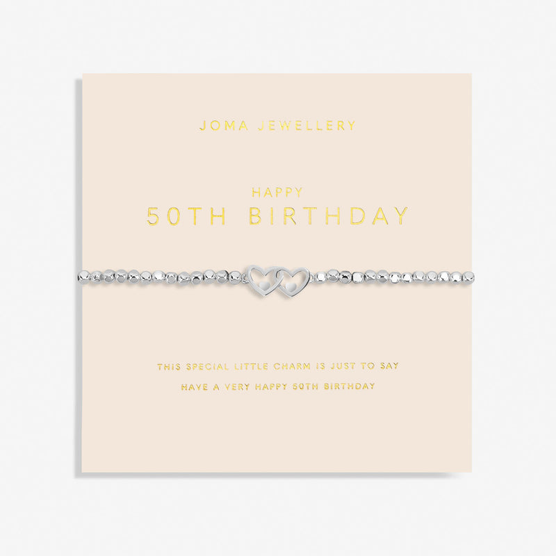 Joma Jewellery Forever Yours '50th Birthday' Bracelet 6884