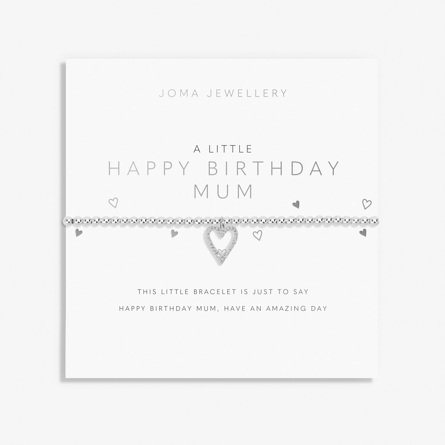 Joma Jewellery A Little Happy Birthday Mum Bracelet 7405