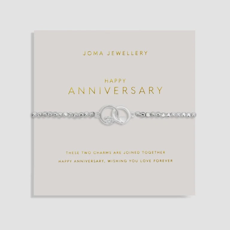 Joma Forever yours Happy Anniversary Bracelet 7478