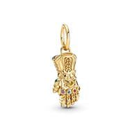 PANDORA Marvel Infinity Gauntlet gold Plated Charm 760661C01