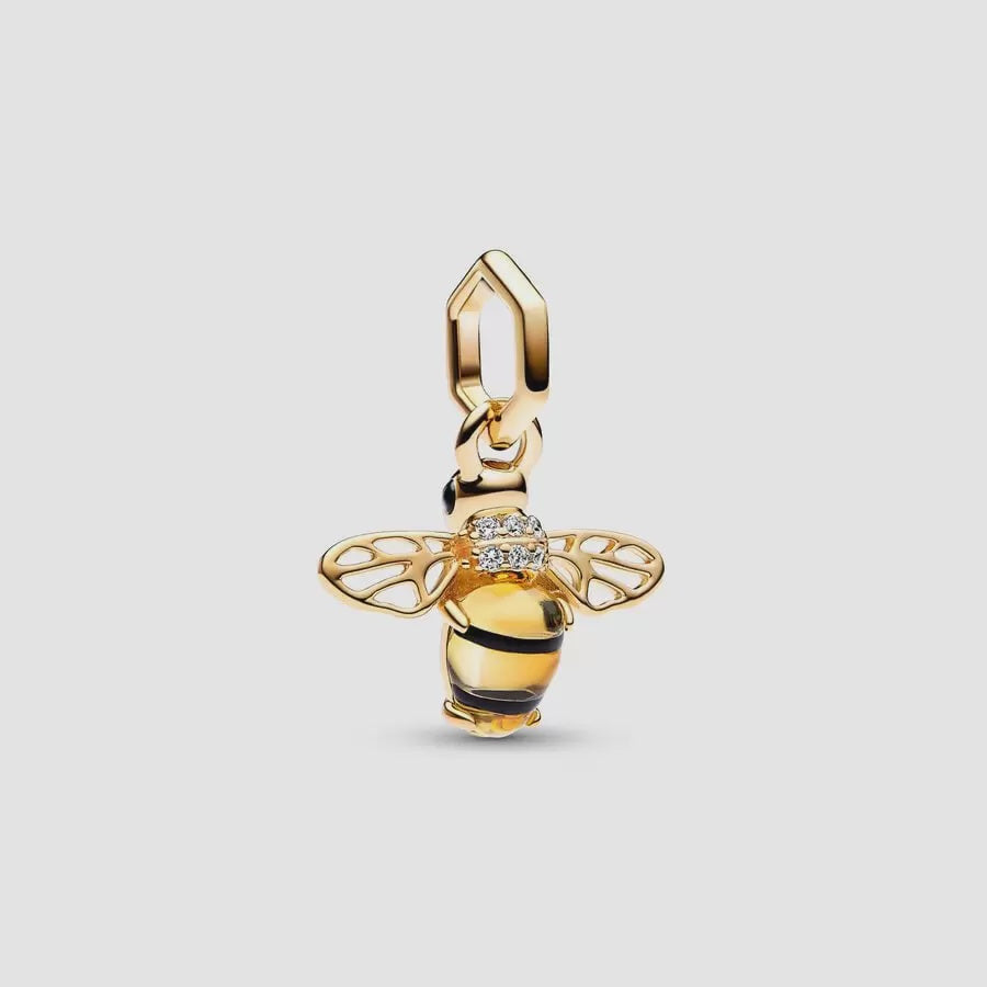PANDORA Sparkling Bee Dangle Charm 762672C01