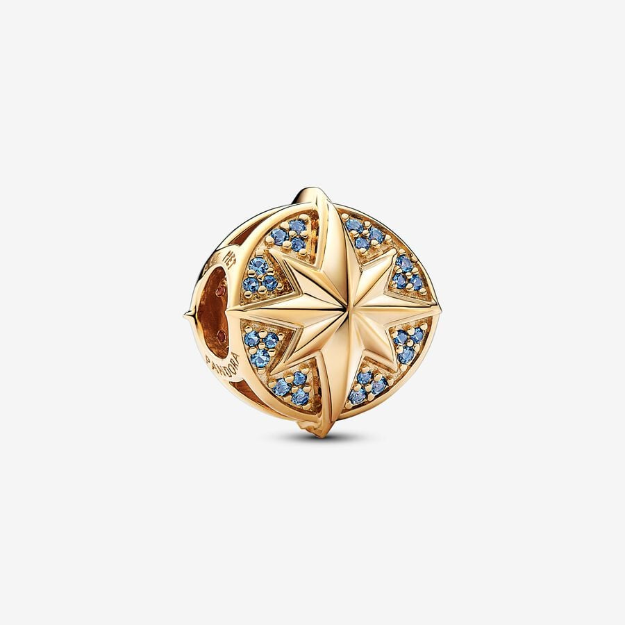 PANDORA Marvel Captain Marvel Insignia Charm 762744C01