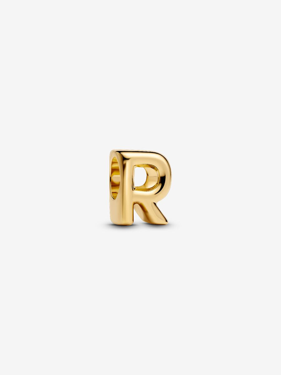 PANDORA Gold Plated Letter R Charm 763964C00