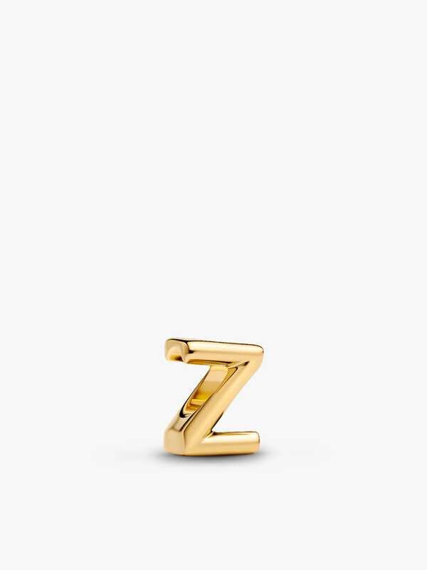 PANDORA Gold Plated Letter Z Charm 763972C00