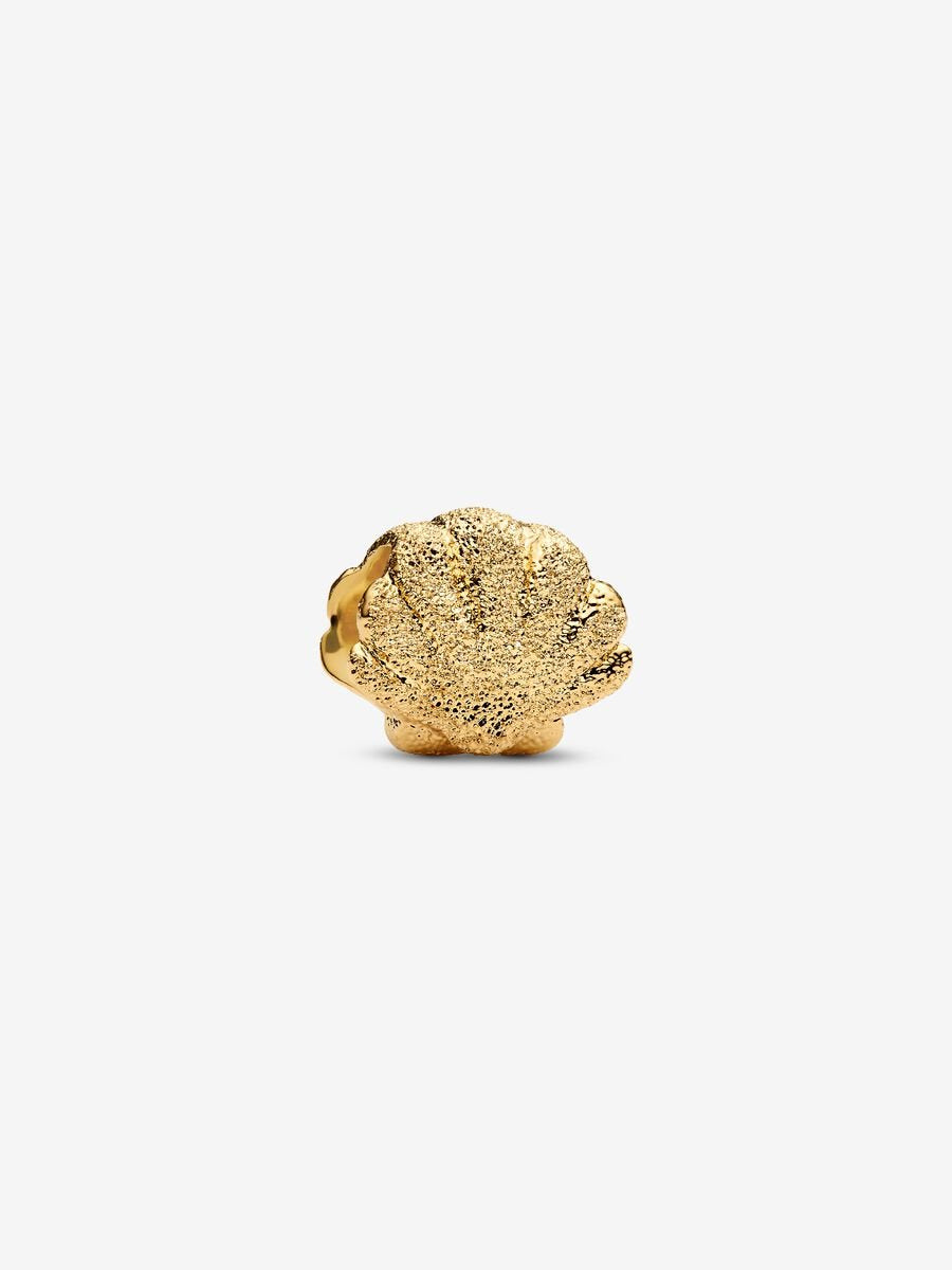 PANDORA Textured Shell Mini Charm 764057C00