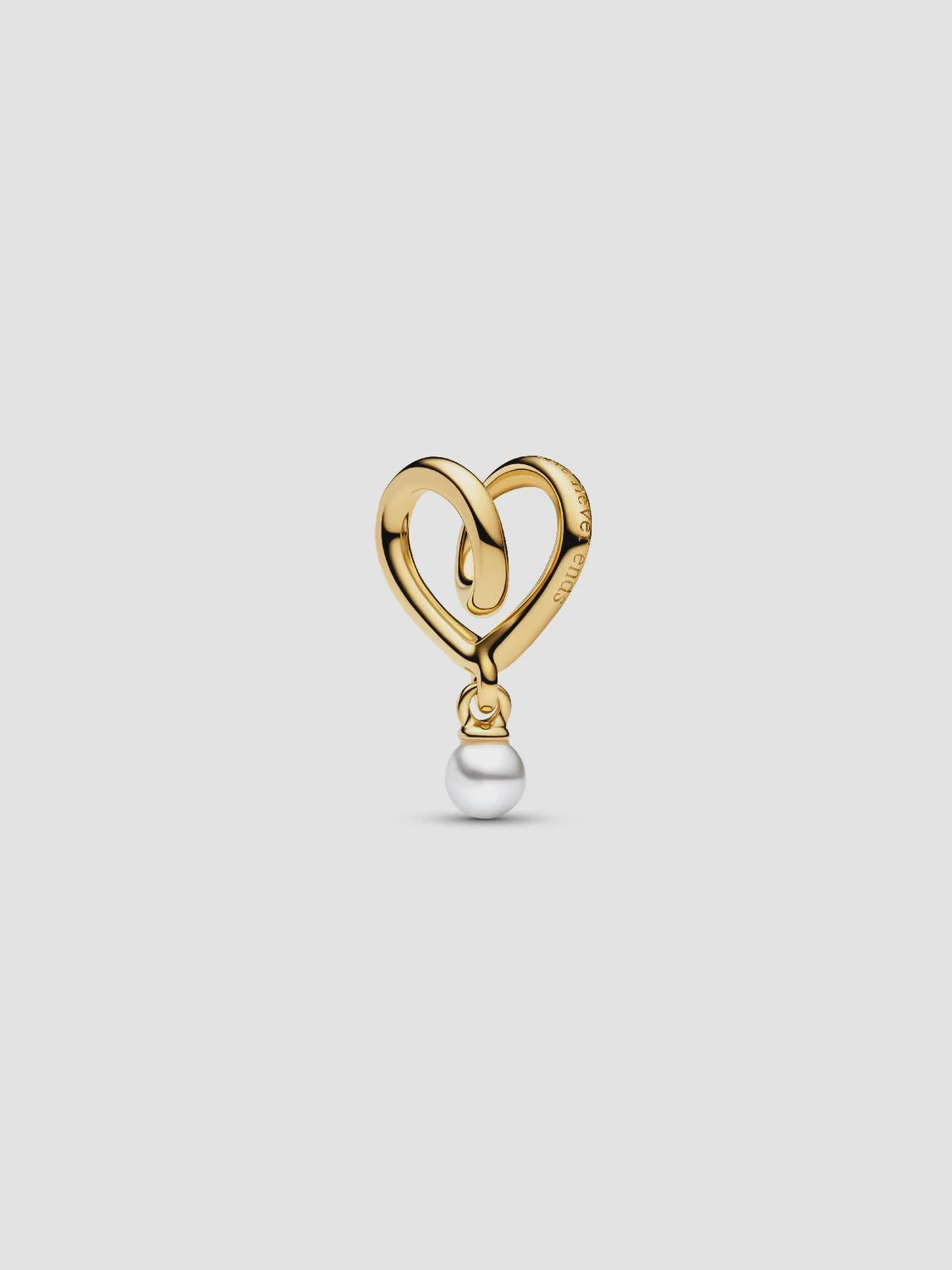 PANDORA Wrapped Heart Charm 14k gold plating 764138C01