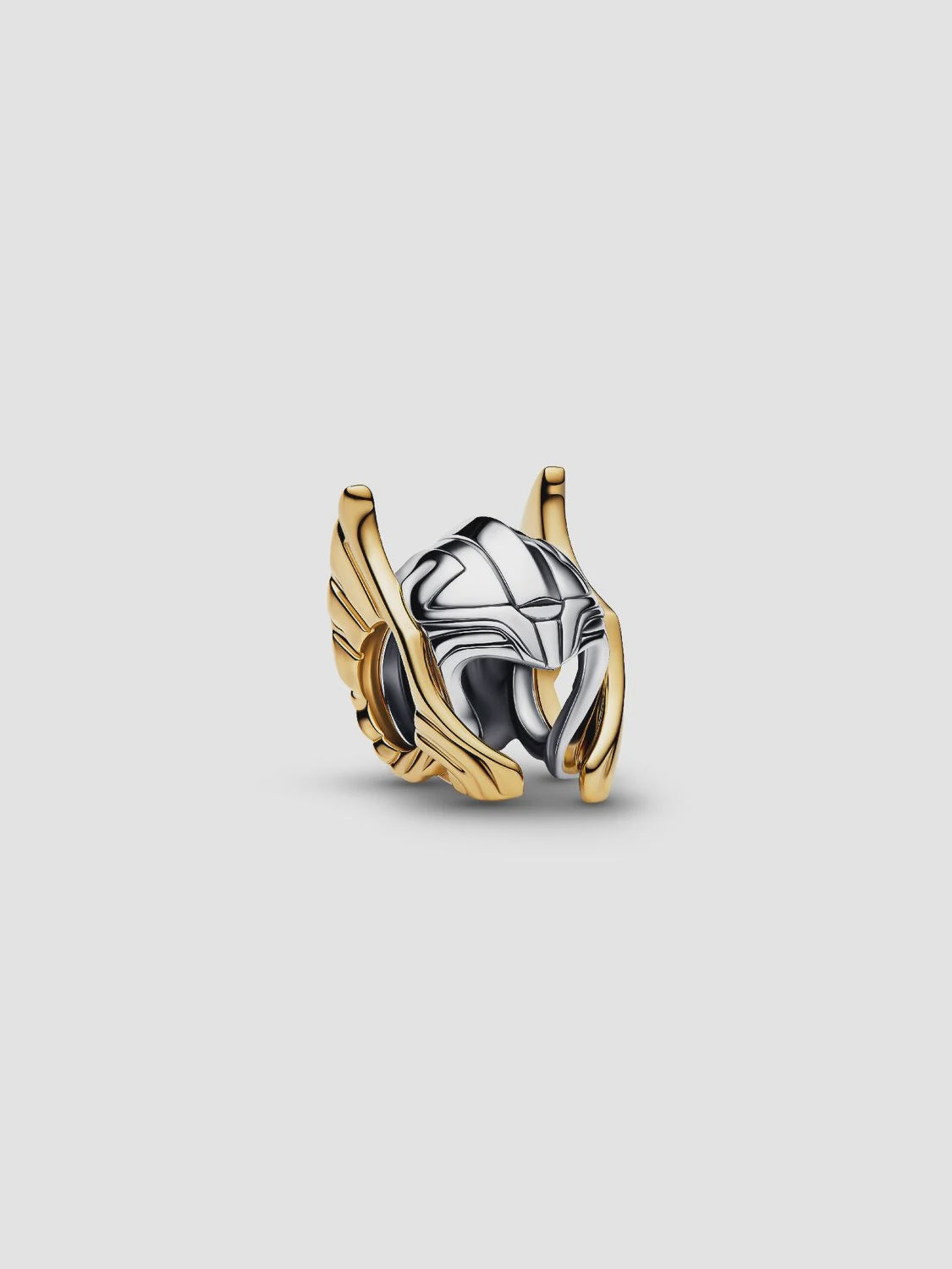 PANDORA Marvel Thor Helmet Charm Sterling silver, 14k gold plating 764215C00
