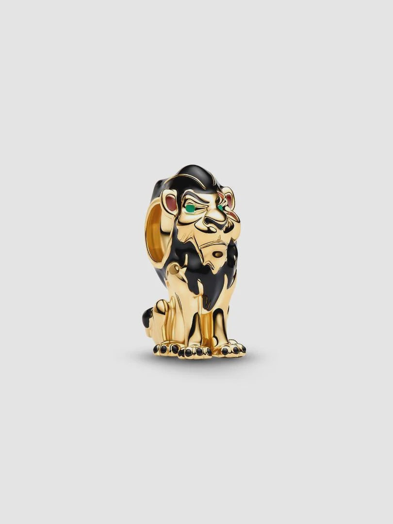 PANDORA Disney Villains Scar Charm 14k gold plating 764330C01