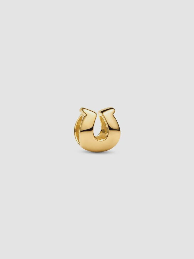 PANDORA Horseshoe Mini Charm 14k gold plating 764517C00