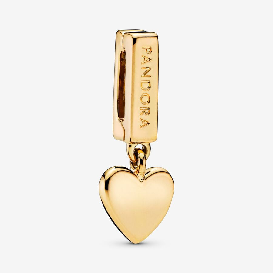 PANDORA Reflexions Heart Dangle Clip Charm 768672C00