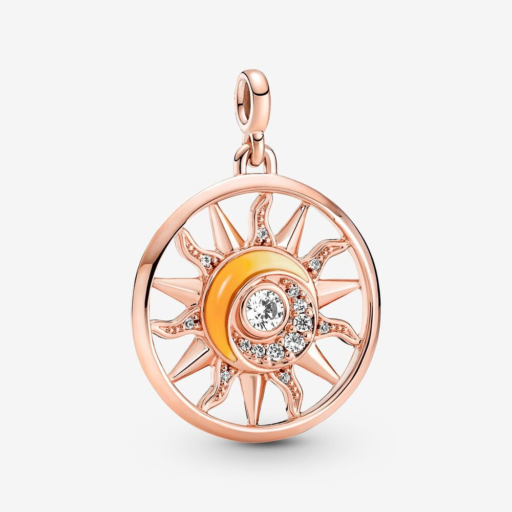 PANDORA ME Rose Sun Medallion charm 781965C01