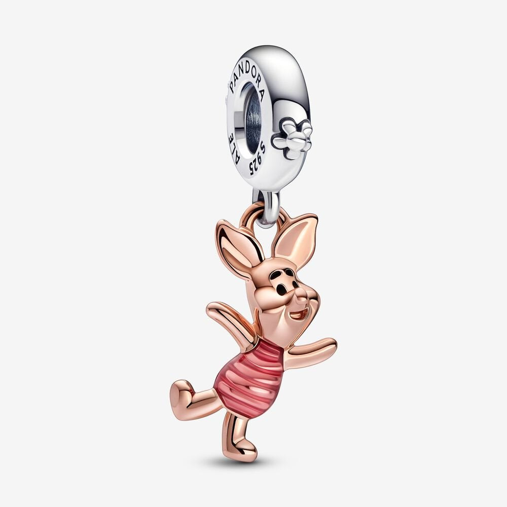 PANDORA Disney Winnie the Pooh Piglet Dangle Charm 782208C01