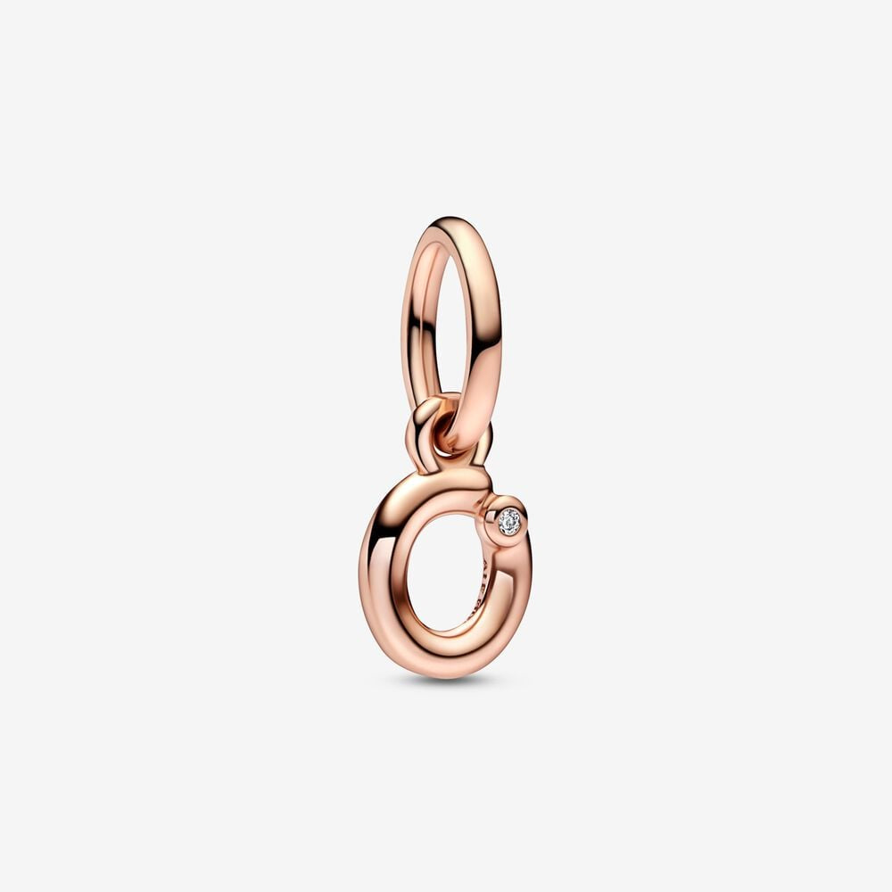 PANDORA Letter o Script Alphabet Dangle Charm 782468C01
