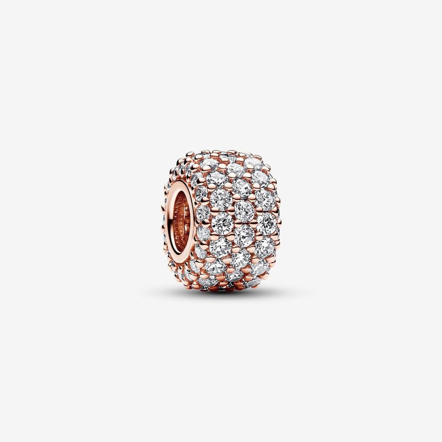 PANDORA Sparkling Pavé Triple-row Charm 782820C01