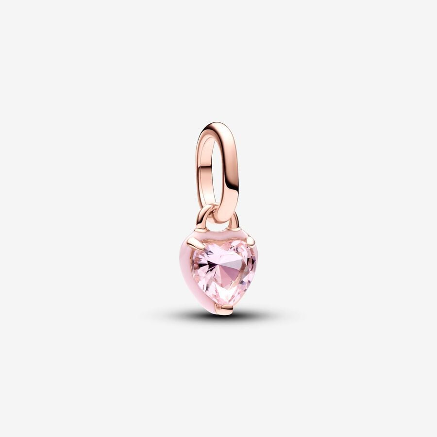 PANDORA ME Pink Chakra Heart Mini Dangle Charm 783042C01