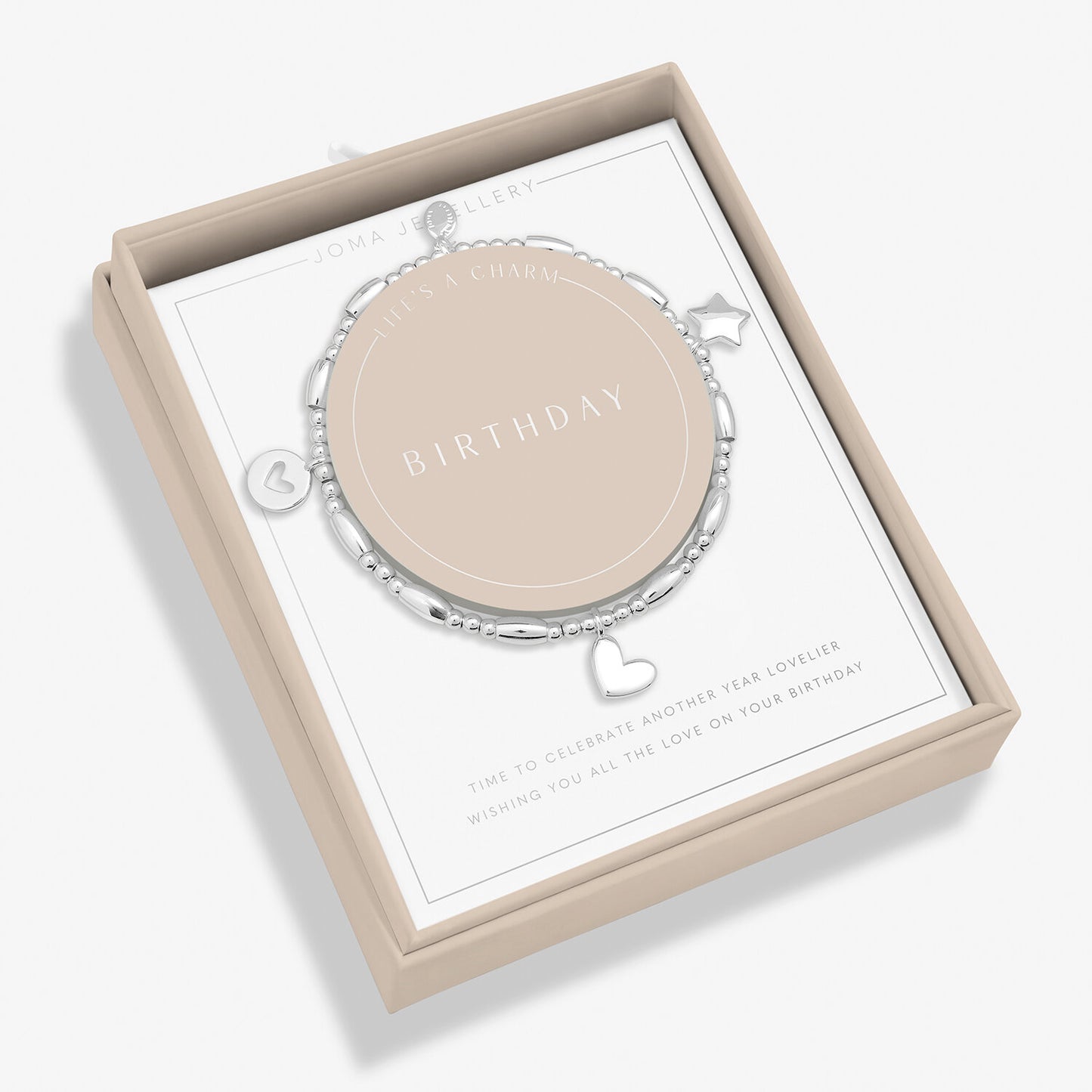 Joma Jewellery Life's A Charm Birthday Bracelet 7853