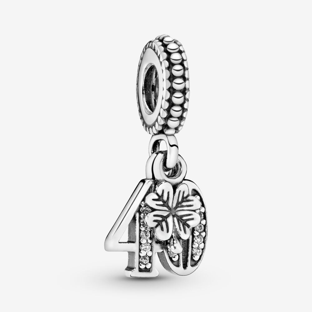 PANDORA 40th Celebration Dangle Charm 791288CZ